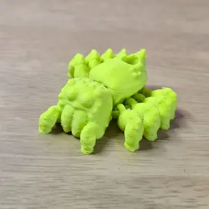 3D Printed Flexi Spider Straw buddy. Made to fit 8mm Straws