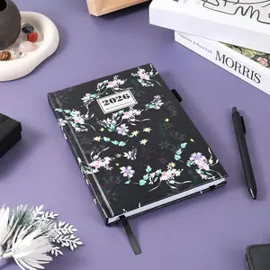 2026 Planner Weekly & Monthly - A5 Size 8.5" x 5.8", PU Leather Hardcover Planner 2026 with -Wire Binding, Thick Paper, 2026 Small Planner Calendar for , Office, School