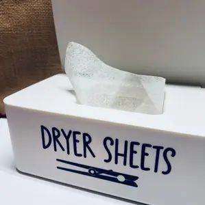 Dryer Sheet Vinyl Label