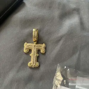 Initials Letter Pendant Necklace, Rhinestone Decor Chain Necklace, Hip Hop Jewelry for Party, Daily Decor, Trendy All-match & Exquisite Jewelry for Birthday Gift