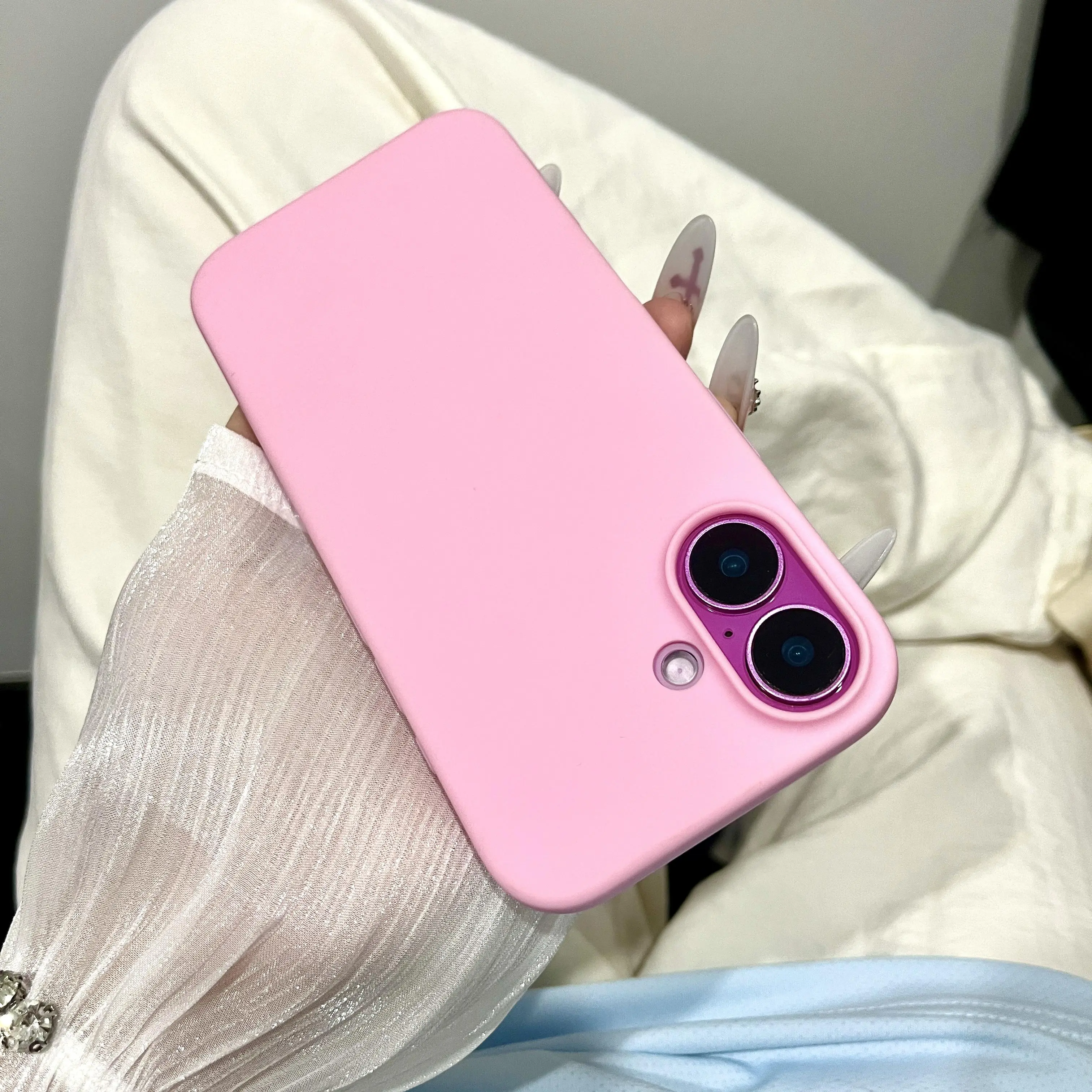 iPhone 16/15/14/13/12/11 Velvet Caviar Pink Sugar Phone Case - Adorable and stylish iPhone 16/15/14/13/12/11 Velvet Caviar Pink Sugar Phone Case - Adorable and stylish