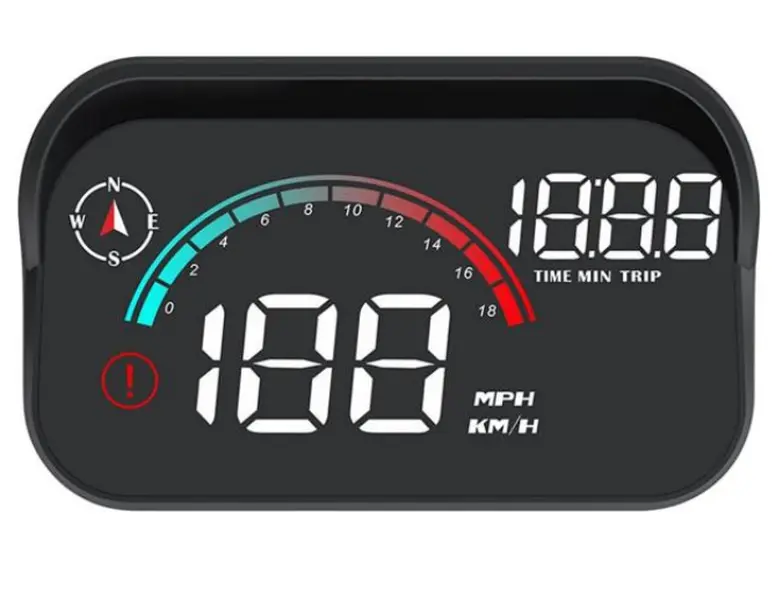 M22 GPS HUD Head-Up Display - Compact Driving Aid for Ford Explorer 2000-2026, Digital Speedometer, Windshield Projector, Plug-and-Play Speed Alert Car Security Gadget