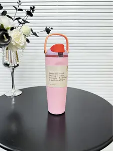 Owala 30oz Pastel Pink Insulated Water Bottle with Straw | Leakproof | Cup Holder Friendly | On-the-Go Drinkware Flasks Tumbler Mug Bottled Portable gym Pure Copper Bag new 24 oz Heavy Duty Magnetic travel Glass Juice Lids and Plaid Stranger Things blank