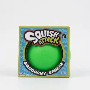 Green Squishy Stress Ball Fidget Toy – Soft Squeeze Sensory Ball for Kids Ages 3+