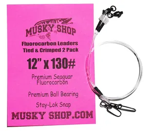 Musky Shop Fluorocarbon Leaders