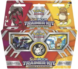 Pokémon - SM Trainer Kit Lycanroc & Alolan Raichu - Sun & Moon Trainer Kit: Lycanroc & Alolan Raichu