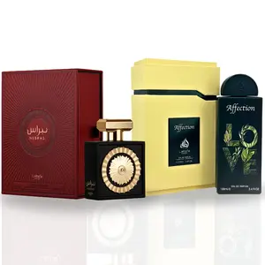 NEBRAS & AFFECTION - Unisex EDP Sprays 100ML (3.4 OZ) by Lattafa Pride, Sensational Layering Combination. (ELEGANT BUNDLE)