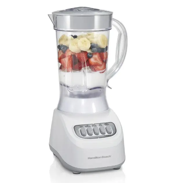 Hamilton Smoothie Blender for Kitchen, 48 oz Jar for Smoothies and Shakes, White Hamilton Smoothie Blender for Kitchen, 48 oz Jar for Smoothies and Shakes, White
