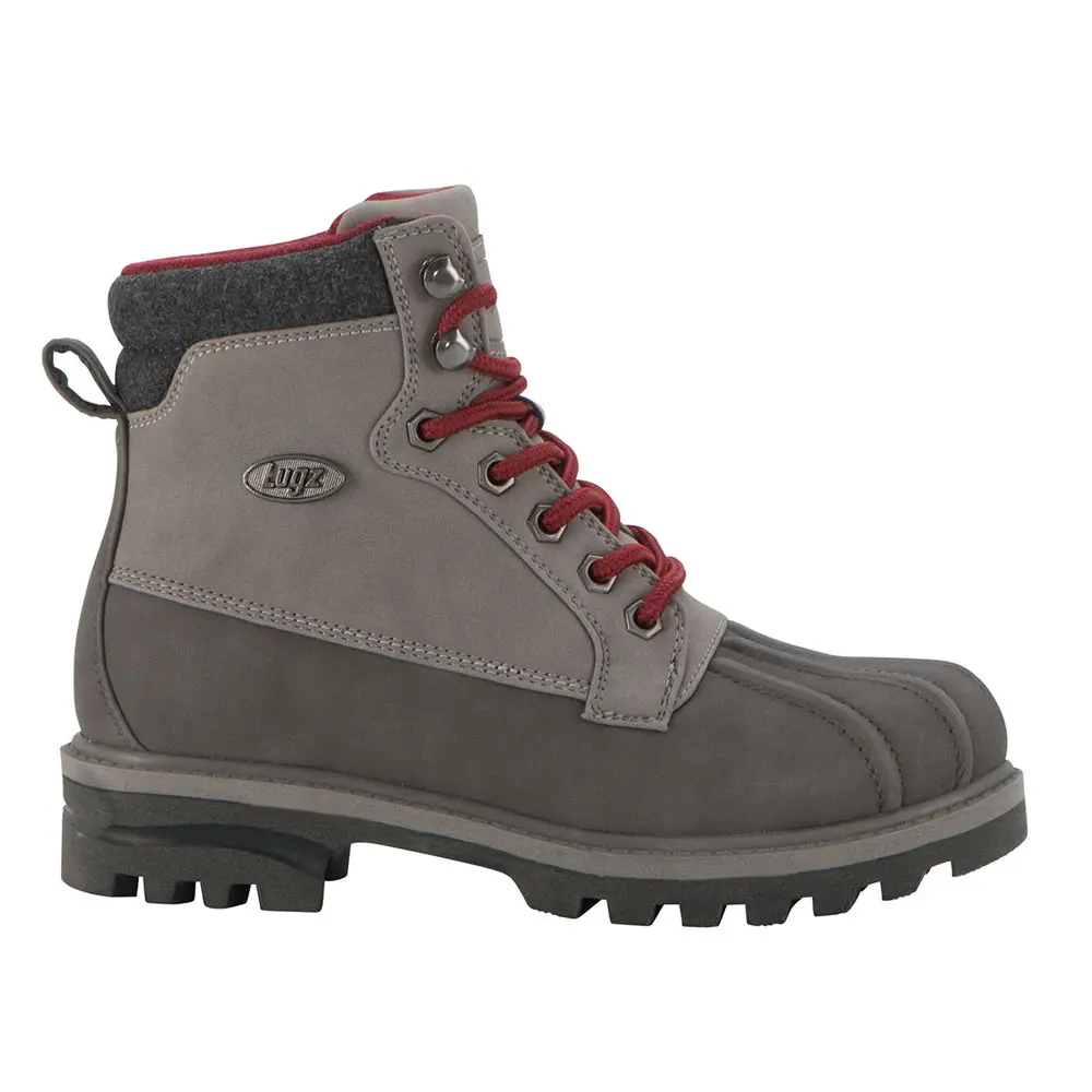 Lugz Womens Mallard Duck Casual Boots Ankle Low Heel 1-2" - Grey
