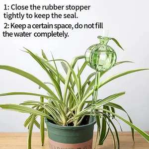 Cactus Watering System, Home Gardening Auto Irrigation Dripper, Lazy Person's Drip Irrigator with Seal Plug, Easy Plant Care Tool plant watering devices