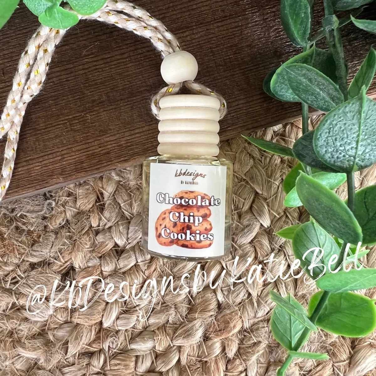 Chocolate Chip Cookies - Hanging Car Air Freshener - Reed Diffuser