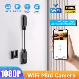 Security Camera HD 1080P Compact Smart Guard Cam with IR Night Vision, Remote App Control, Two-Way Audio & Motion Detection for Homeowners & Parents Indoor Home Security Use, Smart WiFi Camera
