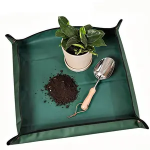 Gardening mat made of Oxford fabric for home use, thickened and waterproof; suitable as a soil replacement pad and for succulents; ideal for changing pots and transplanting.