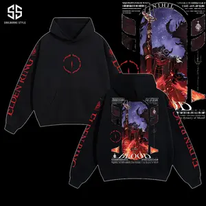 [Soulsborne Style] Vintage Mohg, Lord of Blood - Elden Ring Unisex Hoodie, Soulsborne Gaming Apparel, Game Shirt, Video Game Clothes, Boy Merch, Gift For Him, Gift For Her, Soulslike Streetwear