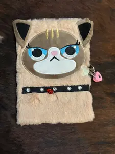 Furry Grumpy Cat Notebook
