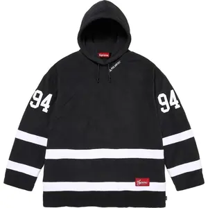 Supreme Polartec Hooded Hockey Jersey Black