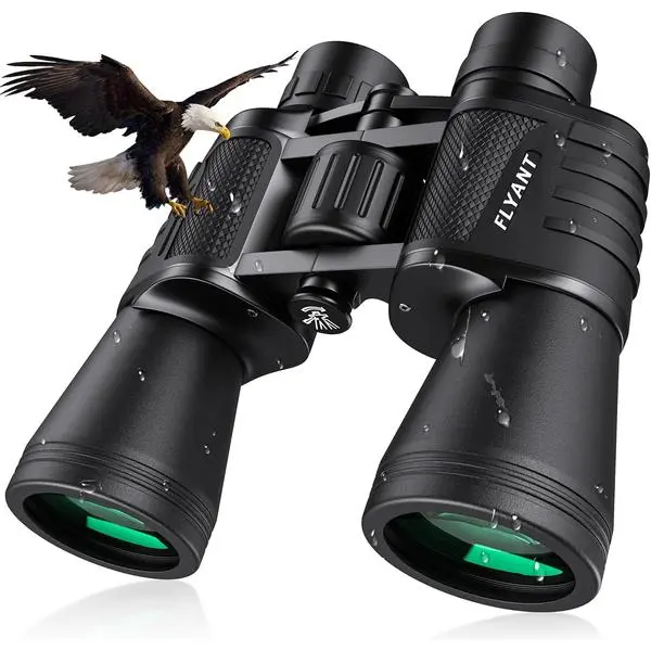 20x50 High Powered Binoculars for Adults, Waterproof Binoculars with Low Light Vision for Bird Watching Hunting Camping Travel Cruise Hiking Sports Stargazing, Birthday Gifts for Men