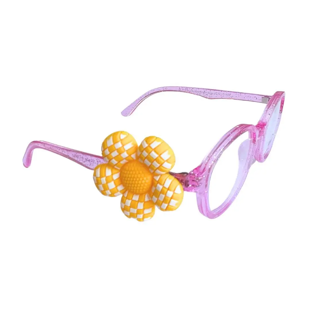 Sunshine Daisy Glasses Charm for Kids | Fun Eyewear Accessory