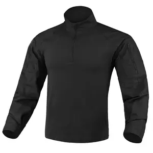 Krydex Tactical Men’s  Combat Shirts with Elbow Pads Uniform Man Water-Resistant Quick Dry Breathable