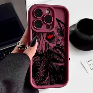 Tokyo Ghouls Black Art Soft Silicone Case For iPhone 17 11 15 16 13 Pro Max 14 Plus 12 17 Pro 16E 17AIR Shockproof Phone Cover