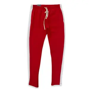Rebel Minds Men Track Pants (Red White)