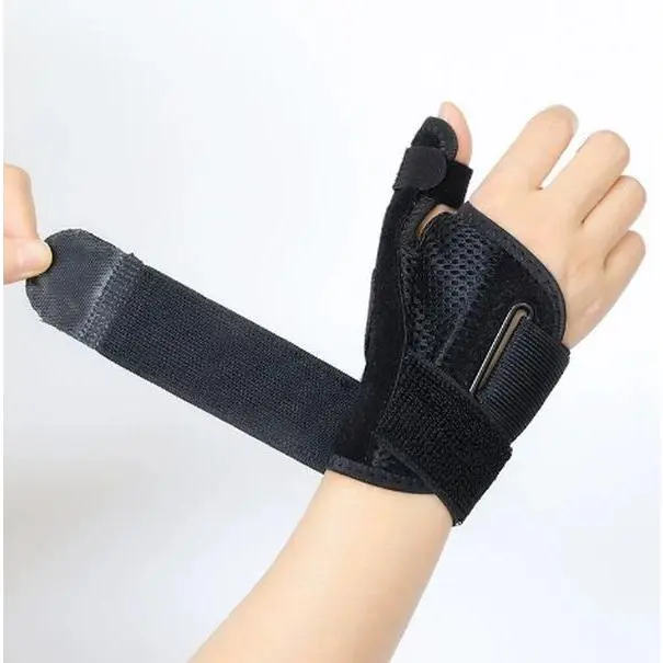 Adjustable Thumb Support Brace, Breathable Mesh Immobilizer for Left or Right Hand, Provides Secure Optimal Support for Arthritis & Carpal Tunnel Pain Relief