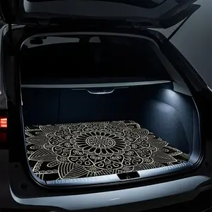 Universal trunk mat for cars, Boho style car trunk liner - durable, cargo mat for car use, stylish and simple design, outdoor sports travel Christmas gift