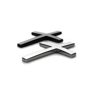 1 pcs black+1 pcs silver