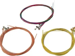 Yookat Acoustic Guitar Strings with 6 Picks, 3 Sets of 6 Acoustic Guitar Kit Guitar Strings Replacement Steel String For Beginners Performers