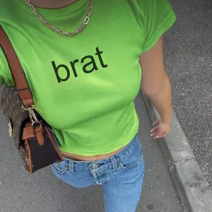 Brat Baby Tee, Y2K Baby Tee, Brat Shirt, Brat Tee, Unhinged Baby Tee Y2K Clothing, Y2K Style, Brat Tshirt Tee