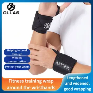 Wrist Wraps for Weightlifting  -  Premium Quality Weight Lifting Wrist Straps - Best Gym Wrist Wraps with Thumb Loop for Powerlifting & Weight Training for Men & Women