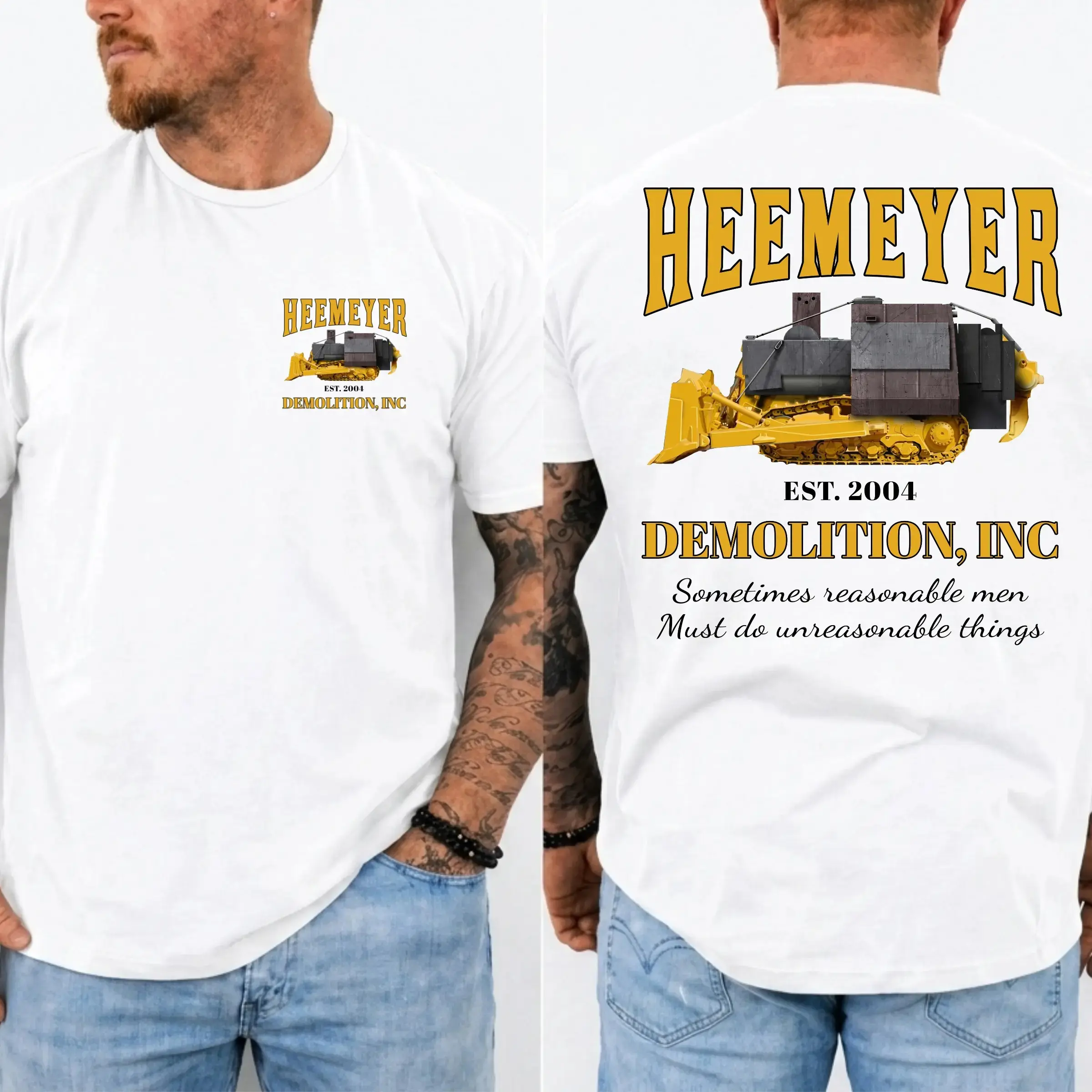 HEEMEYER DEMOLITION INC, T Shirt Unisex , Komatsu D355A Killdozer 2004 shirt