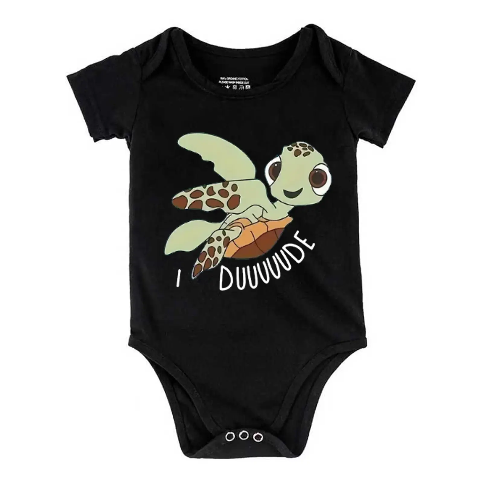 Unisex Baby 100% Soft Cotton Short-Sleeve Letter Print Bodysuit, "Daddy & Daughter" Design, Infant Sleepwear with Snap Crotch for Girls