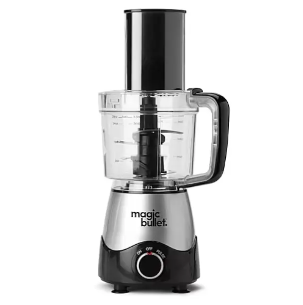 Magic Bullet Kitchen Express Blender and Food Processor, Compact Personal Blender and Food Processor Combo, Smoothie Maker and Food Prep Appliance for Chopping, Mixing and Blending, Convenient Kitchen Essential for Everyday Cooking