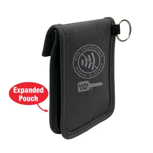 Signal Blocking Faraday Pouch Key Hider, Car Keychain Accessory - Pack of 2 or 4, Gift Option
