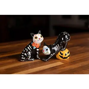 Clayworks Cat Salt & Pepper Set