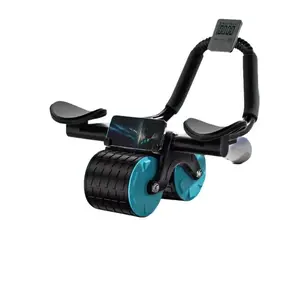 AB automatic rebound healthy abdominal round men's and women's abdominal folding machine exercise abdominal muscles home abdominal rolling fitness equipment