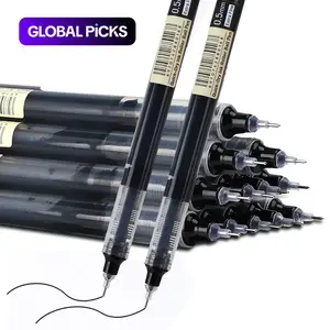 0.5 mm Large Capacity Gel Pen Set, 1 Set Quick-Dry Dry Ink Smooth-Writing Gel Pens, Plastic Material Stationery Supplies for School & Office #GLOBAL PICKS