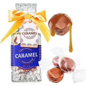 Decanter Gift for Men Dad, Glass Whiskey with Chocolate Caramels Candy Gift