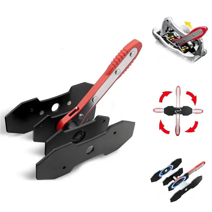 Brake Repair Tool, Brake Caliper Piston Press Tool for Single, Dual & Quad PistonDisc Brakes, 360° Rotating Ratchet Wrench,  Efficient Repair Auto Tool for Car Maintenance, Effort-Saving for Car Maintenance DIY & Mechanics