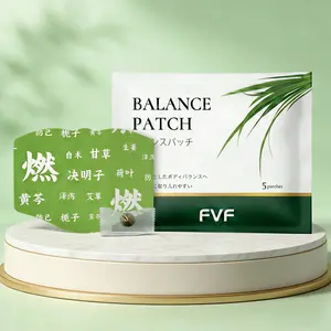 FVF Balance Patch - 5 Patches for Natural Relief and Energy Boost - Japanese Herbal Formula - Made in Japan