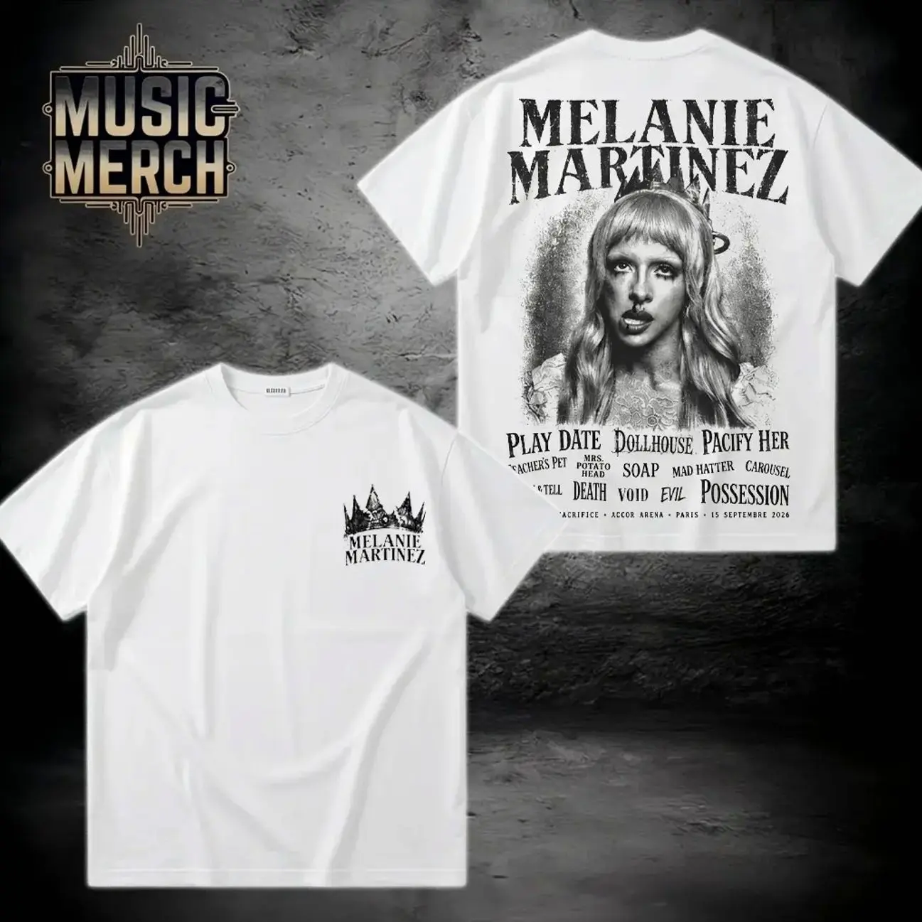 Melanie Martinez - Hades New Album THE HADES RITUAL 2026 Premium Cotton T-Shirt Graphic Alternative Pop Melanie Martinez Fan Merch Gift For Music Lover,Vintage Fan Merch for Music Lovers S–5XL JE2