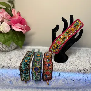 Pulcera Bordados a mano Huichol/ Handmade Bracelet Huichol