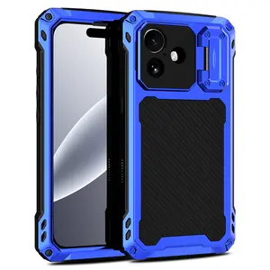 Case For iPhone 17 Pro Max 17 Air Metal Heavy Duty 360 Full Body Shockproof Armour Protective Cover