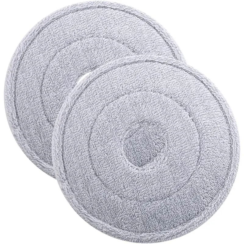 Flat Mop Replacement Mop Head, 2 Counts Microfiber Mop Head, Cleaning Mop, Commercial Mop, Washable Microfiber Mop Replacement Head, Mop Head Refill