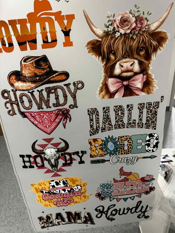 10 DTF Transfers Grab Bag - 10 Full-Color Designs for Hot/Cold Peel- Vibrant Colors for Creative Projects