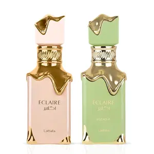 Eclaire & Eclaire Pistache Eau de Parfum Sprays 100ml by Lattafa (Bundle)