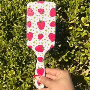 Strawberry Paddle Brush