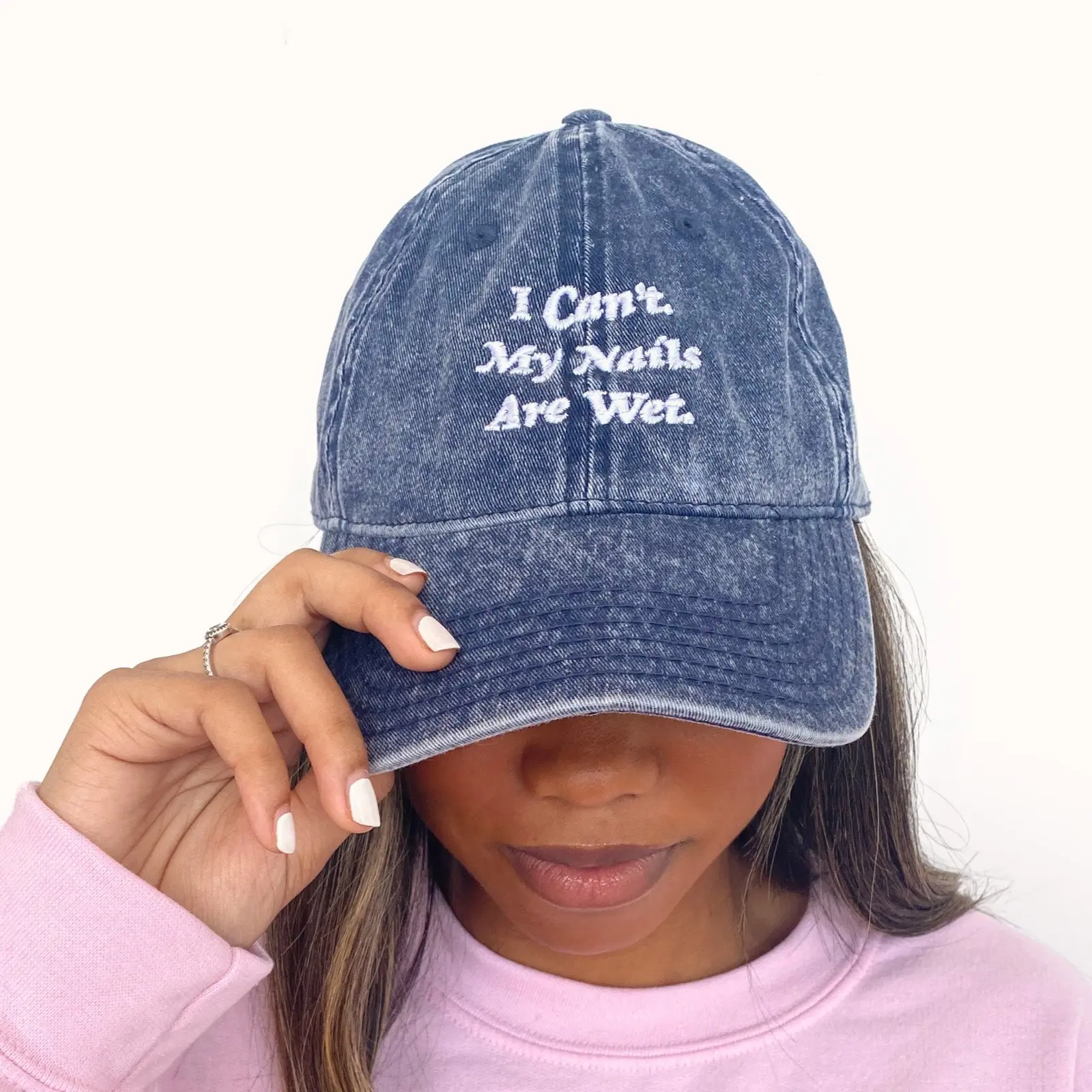 “I Can’t My Nails Are Wet”  Baseball Cap