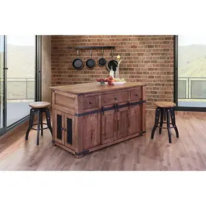 Granville Parota Kitchen Island